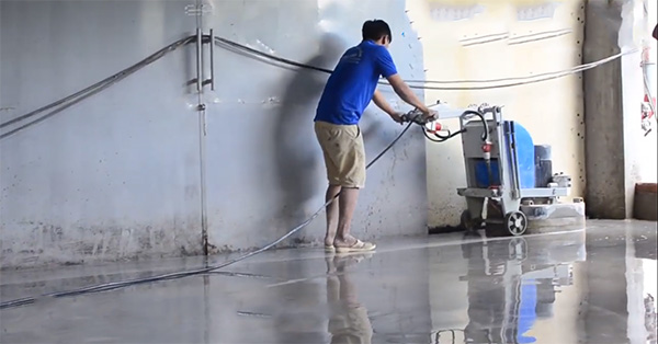 Sàn xi măng bóng tại Hà Nội
