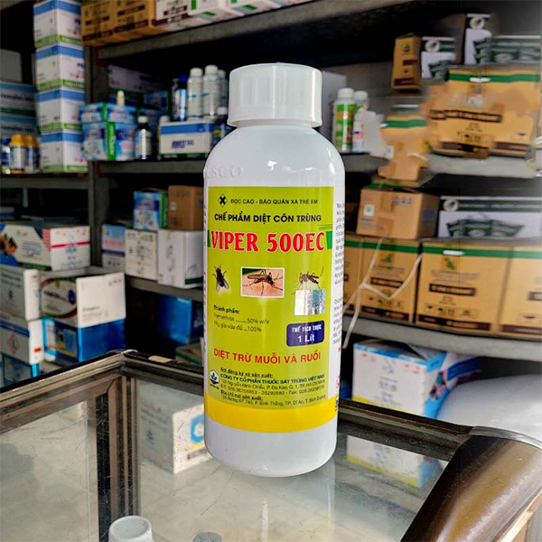 Thuốc diệt ruồi, muỗi, côn trùng Viper 500EC